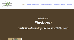 Desktop Screenshot of finsterau.de