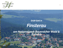 Tablet Screenshot of finsterau.de